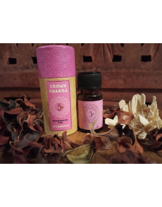 Vonný olej čakrový – Korunná čakra – Levanduľa (15 ml)