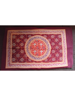 Poťah na vankúšik MANDALA červená – rozmery 89×41,5 cm