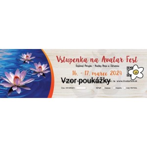 Vstupenka Avatar Fest 16. - 17. marec 2024 CELOFESTIVALOVÁ - VIANOČNÝ PREDPREDAJ (prvých 108 vstupeniek)