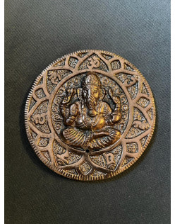Stojan pod vonné tyčinky - Ganesha bronzový