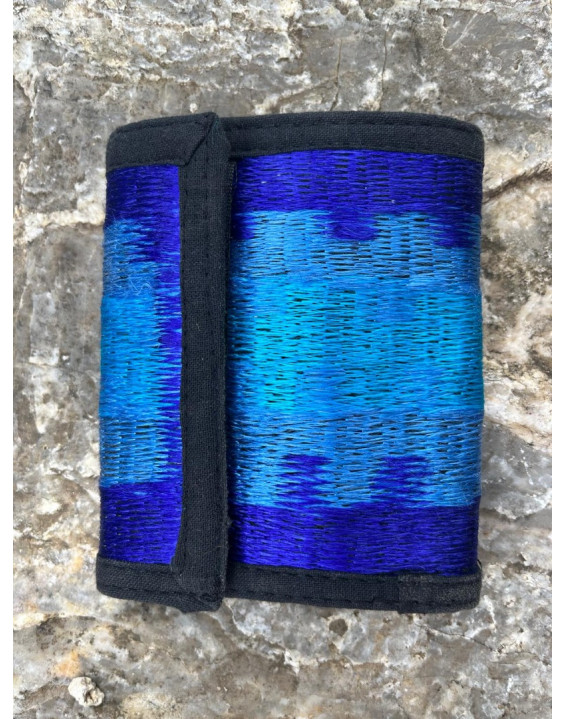 Bavlnená peňaženka Uzol nekonečna - modrá