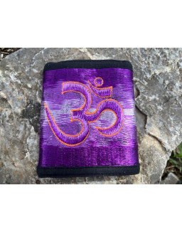 Bavlnená peňaženka OM - fialová