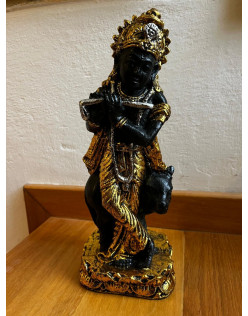 Krishna (Krišna) – plastokeramická soška 33 cm