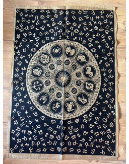 Plachta ZVEROKRUH čierno zlatá – mini cca 105 x 73 cm