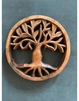 STROM ŽIVOTA – drevená dekorácia- 15cm