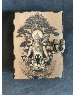 Kožený zápisník veľký - Shiva