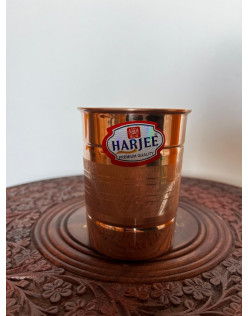 Medený pohár s pruhmi Harjee– 250 ml