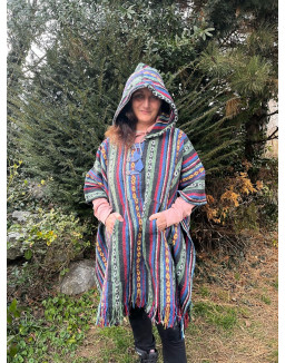 Indické PONCHO – HOBIT