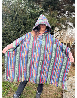 Indické PONCHO – HOBIT