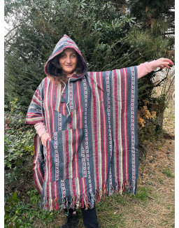 Indické PONCHO – INDIÁN