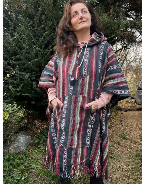 Indické PONCHO – INDIÁN