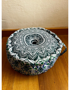 Podsedák MANDALA modro zelený