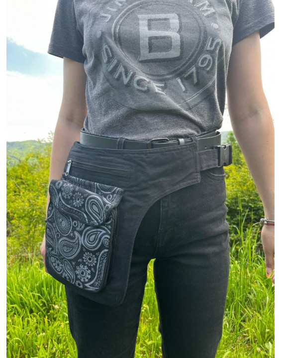 Ladvinka ORNAMENT - čierna