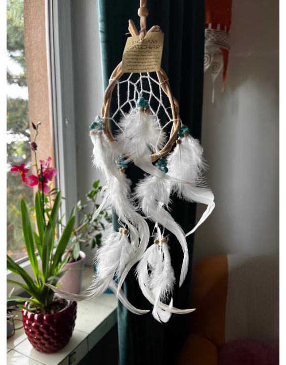 Lapač snov – hnedo tyrkysový