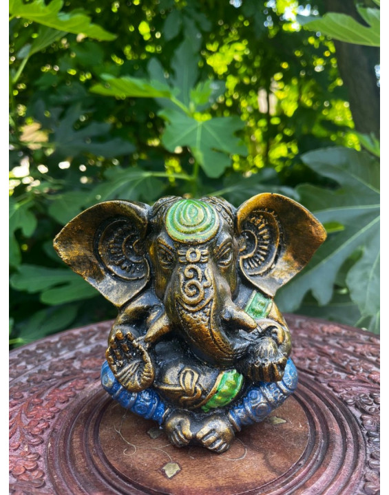 Ganésha – soška plastická keramika 12 cm (125)