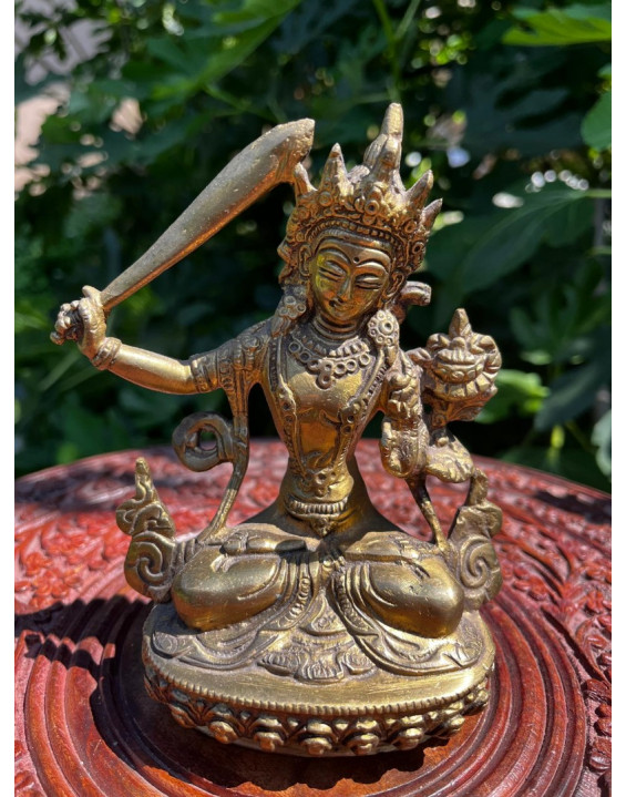 Soška – bohyňa Tara, kovová (127)