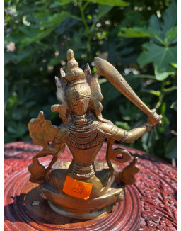 Soška – bohyňa Tara, kovová (127)