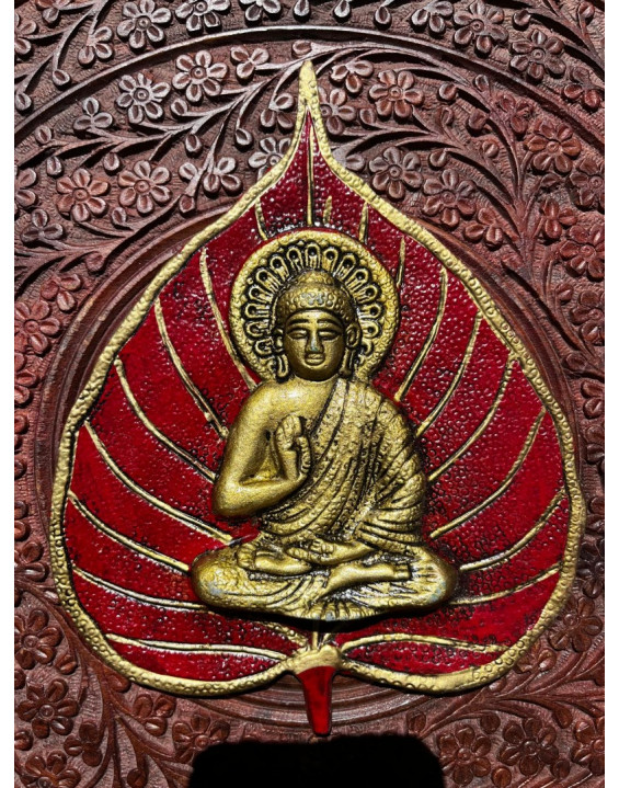 Nástenná dekorácia - BUDHA červený