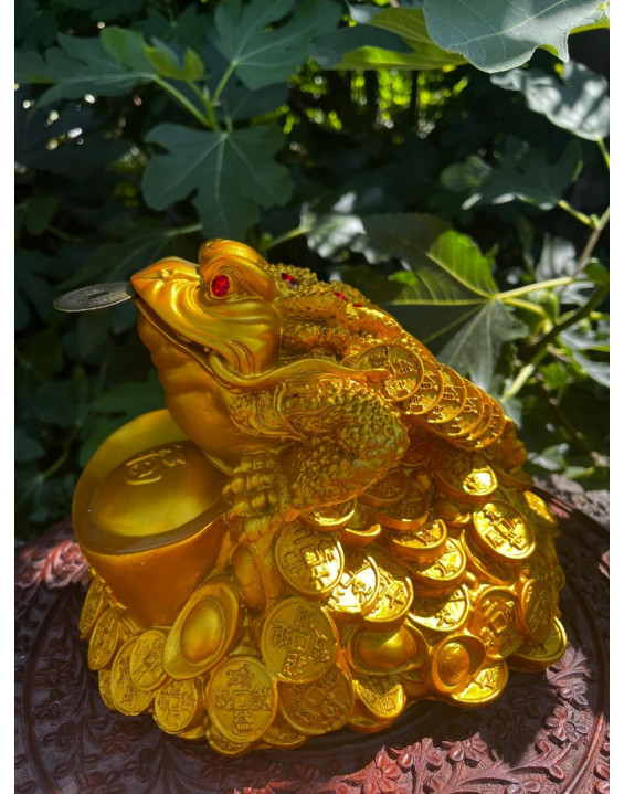  Žabka Hojnosti - zlatá VEĽKÁ