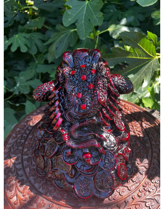  Žabka Hojnosti - červená VEĽKÁ