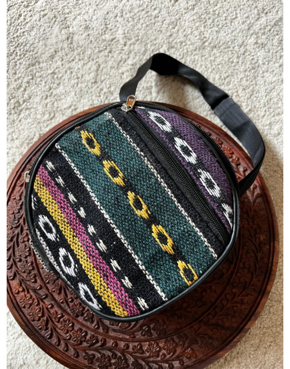 Jazýčkový bubon MANDALA Hippie style – stredný