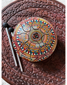 Jazýčkový bubon Mandala Hippie  – malý