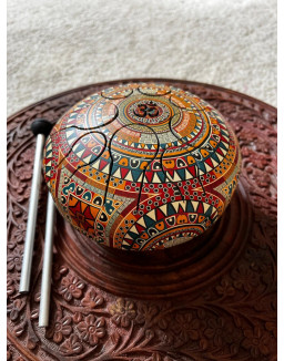 Jazýčkový bubon Mandala Hippie  – malý