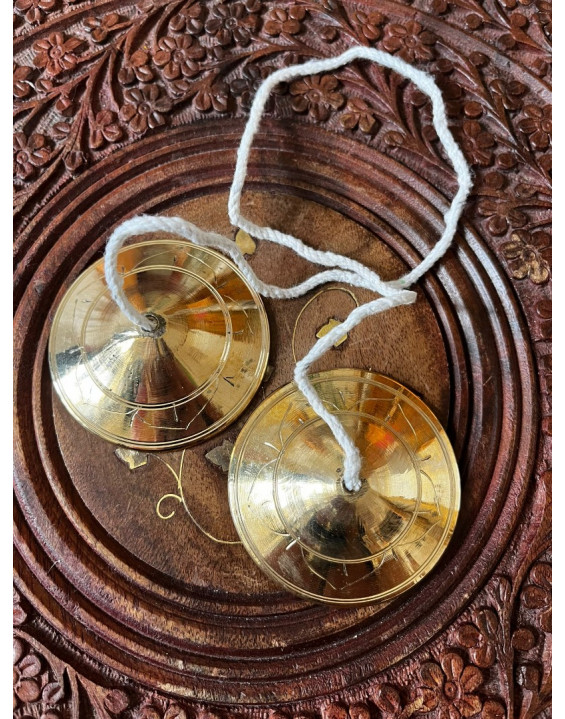 Manjira – De Lux s gravírovaným lotosovým kvetom