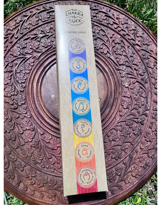 Vonné tyčinky - 7 čakier - chakra and luck
