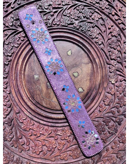 Stojan pod vonné tyčinky-trblietavý (ružový)