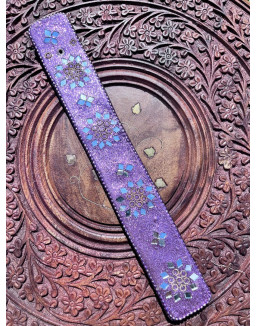 Stojan pod vonné tyčinky-trblietavý (fialová)