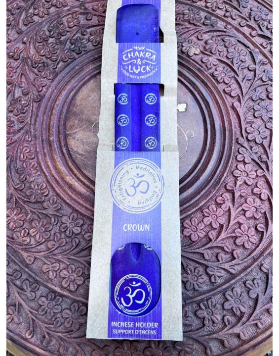 Drievko pod vonné tyčinky-Čakra Korunná (fialová)