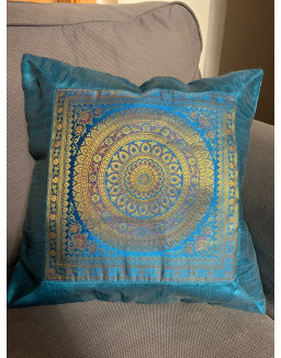 Poťah na vankúšik -MANDALA Modrá- rozmery 40×40 cm