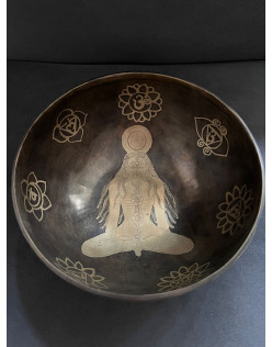 Tibetská misa ŠIVA – KVET ŽIVOTA – 23 cm (6003)