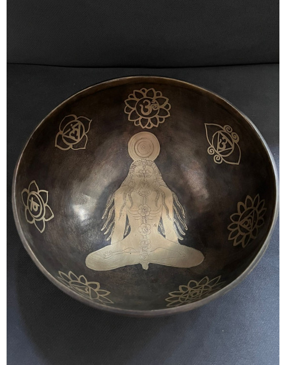 Tibetská misa ŠIVA – KVET ŽIVOTA – 23 cm (6003)