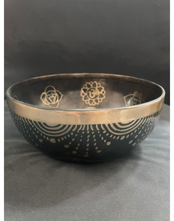 Tibetská misa ŠIVA – KVET ŽIVOTA – 23 cm (6003)