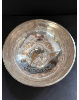 Tibetská misa splnová STRIEBORNO - MEDENÁ BUDHA (6004)