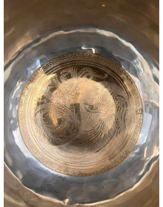 Tibetská miska STRIEBORNÁ - JIN JANG DRACI (3043)