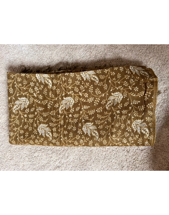 Himalájska deka z ovčej vlny - khaki (231)