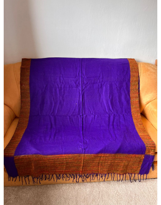 Himalájska Deka z Jačej vlny - fialovo oranžová (113)