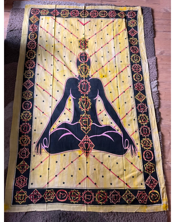 Plachta JOGÍNKA žltá– stredná 130×200 cm