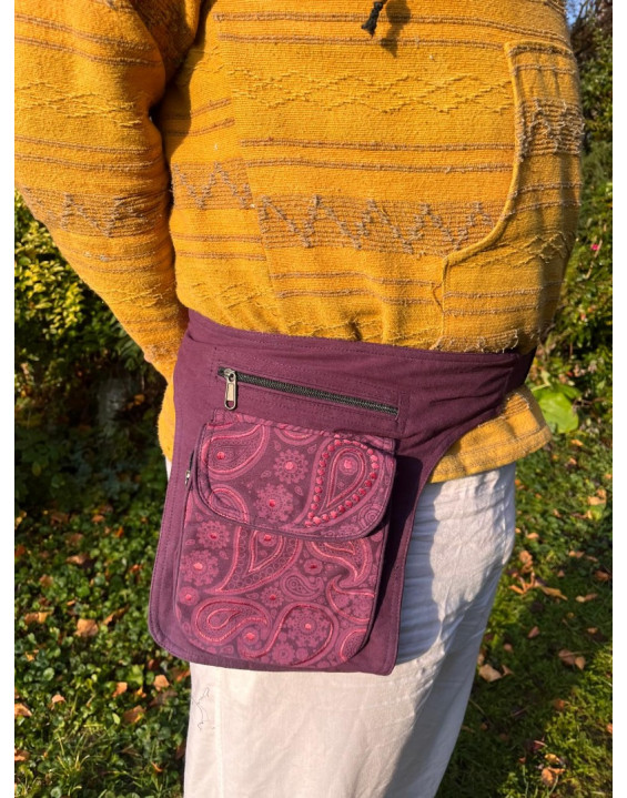 Ladvinka ORNAMENT - bordová