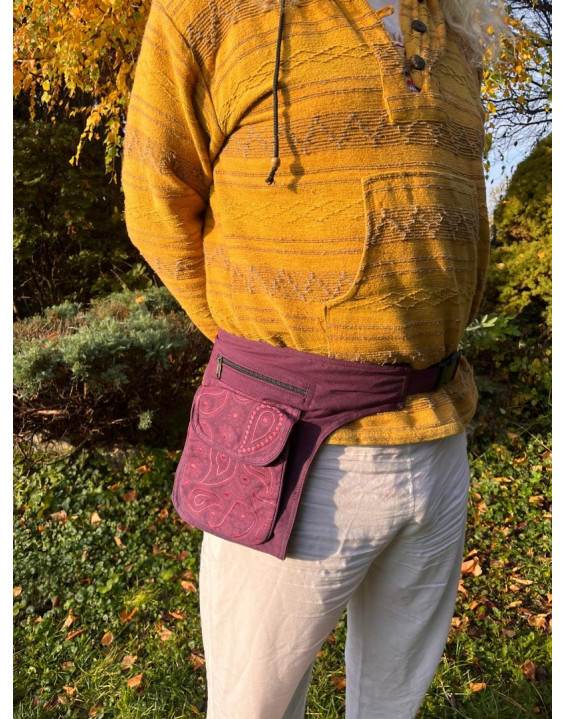 Ladvinka ORNAMENT - bordová