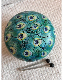 Jazýčkový bubon Pávie perá – veľký