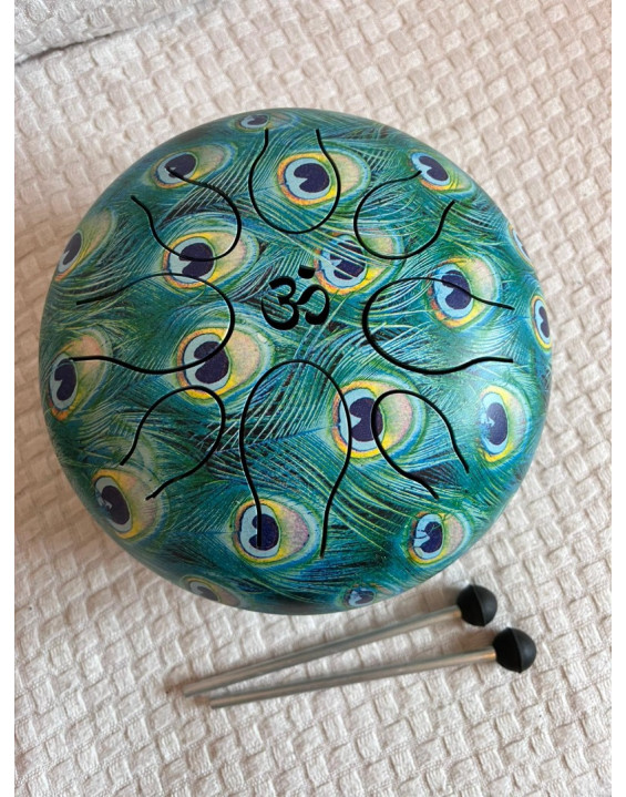 Jazýčkový bubon Pávie perá – veľký