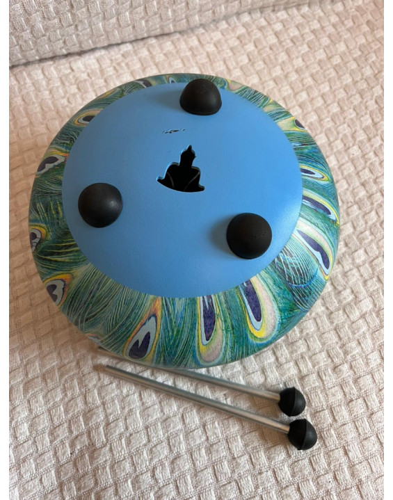 Jazýčkový bubon Pávie perá – veľký