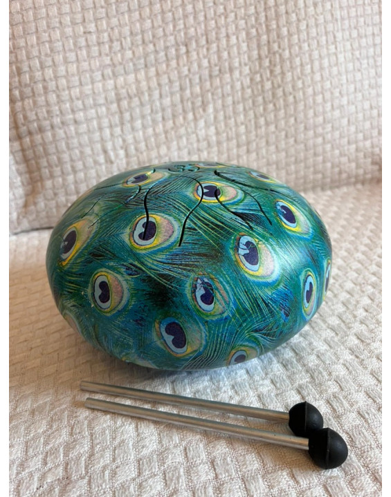 Jazýčkový bubon Pávie perá – veľký