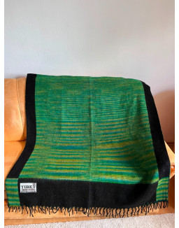 Himalájska Deka z Jačej vlny - zeleno čierna (117)