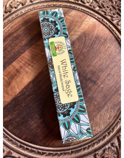 Vonné tyčinky Namaste India – WHITE SAGE (biela šalvia)