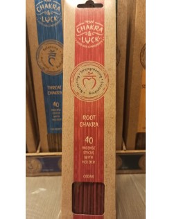 Čakrové tyčinky – Céder – 1.čakra – 1×40 kusov – 30 cm
